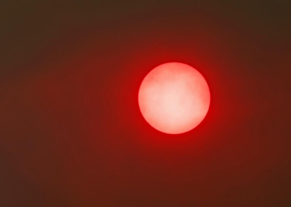 Climate change causes drought, which strengthens wildfires